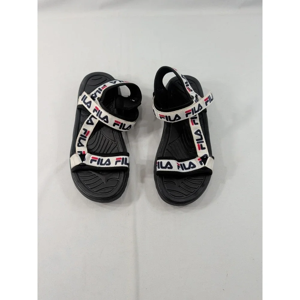 Fila Disupter Sandals Red White & Blue Strappy Women's Size 9
